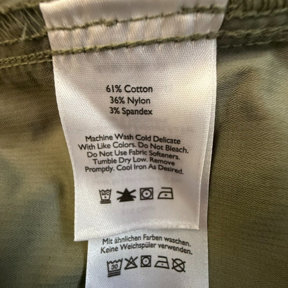 EDDIE BAUER Mens Travex Ultimate Adventure Pull On Cargo Shorts 2XL XXL Green - Picture 8 of 8